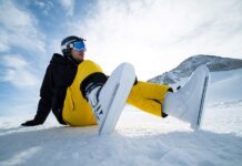 sněžné brusle jako alternativa k lyžím při bolesti kolen